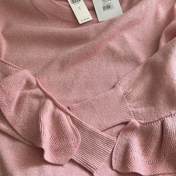 Anthropologie, Project Naadam Pink Impressario Ruffle Crewneck Pullover - Picture 7 of 7